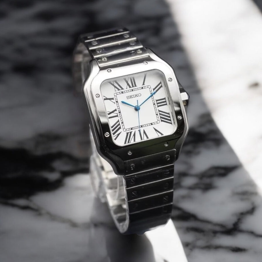 SEIKO MOD SANTOS | BLANC
