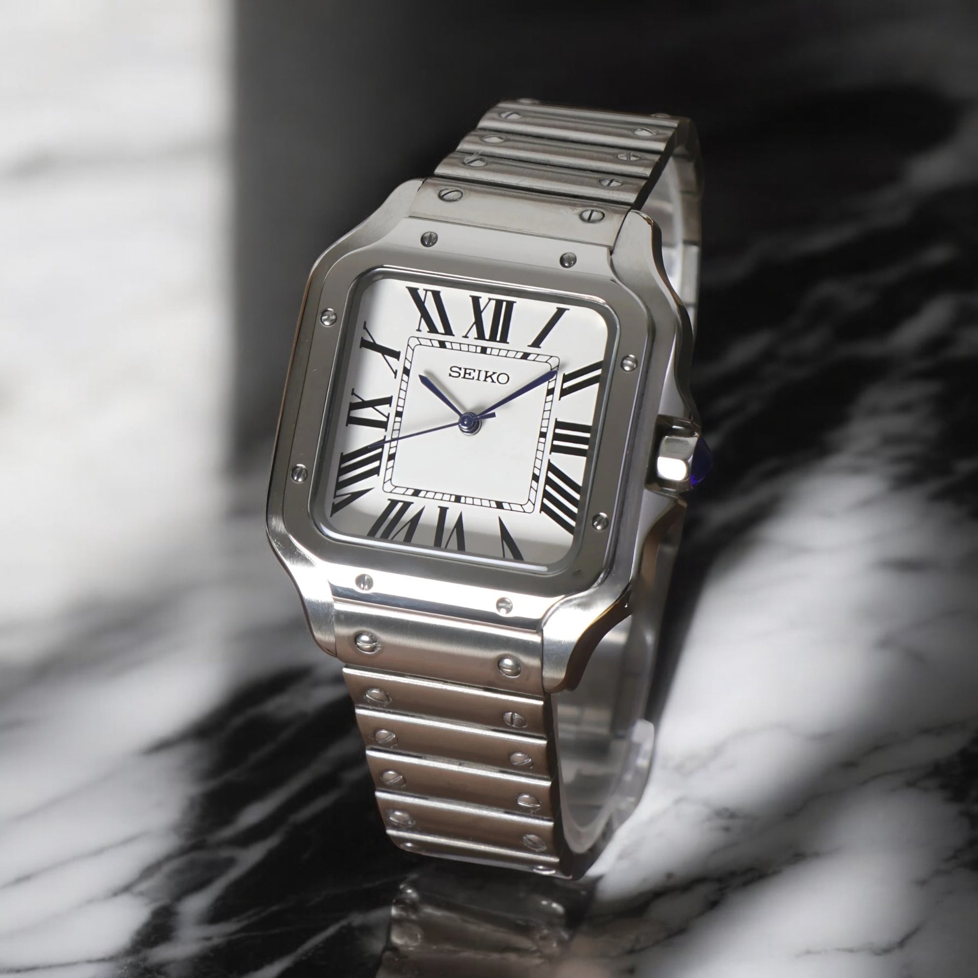 SEIKO MOD SANTOS | BLANC
