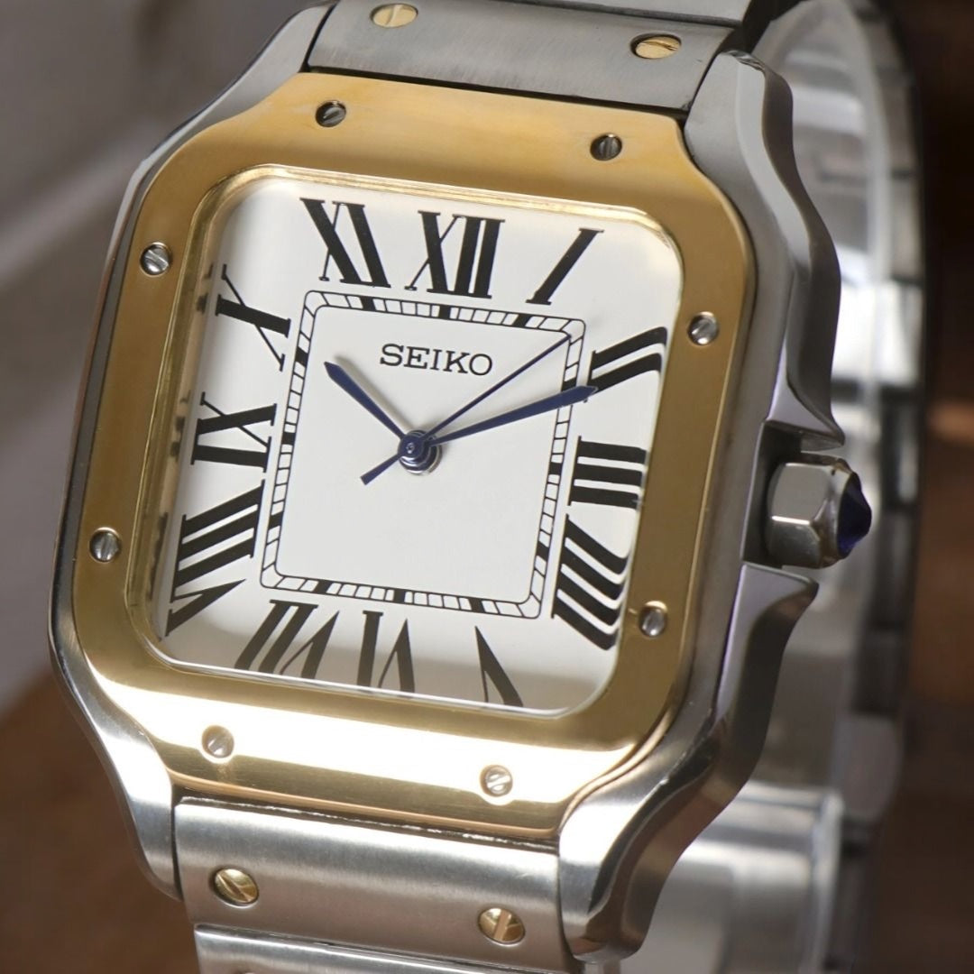 SEIKO MOD SANTOS | OR/ACIER