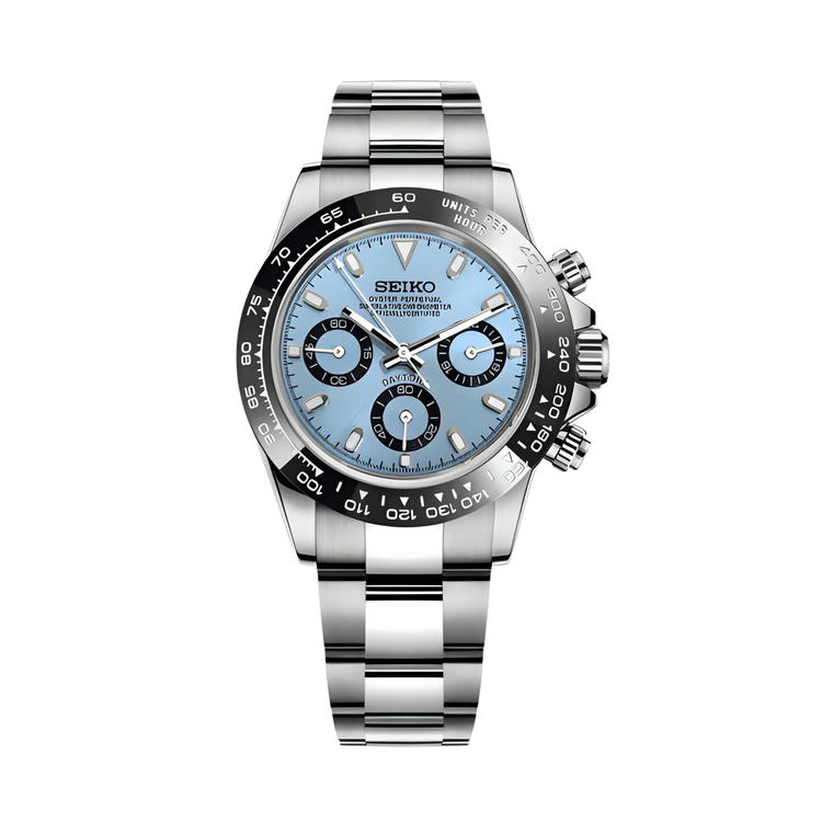 SEIKO MOD DAYTONA | PLATINUM